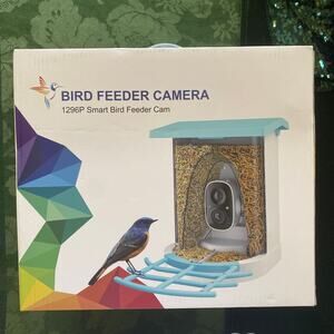 Wifi Bird Feeder Camera 1296p - New in Box - Smart Bird Feeder Cam